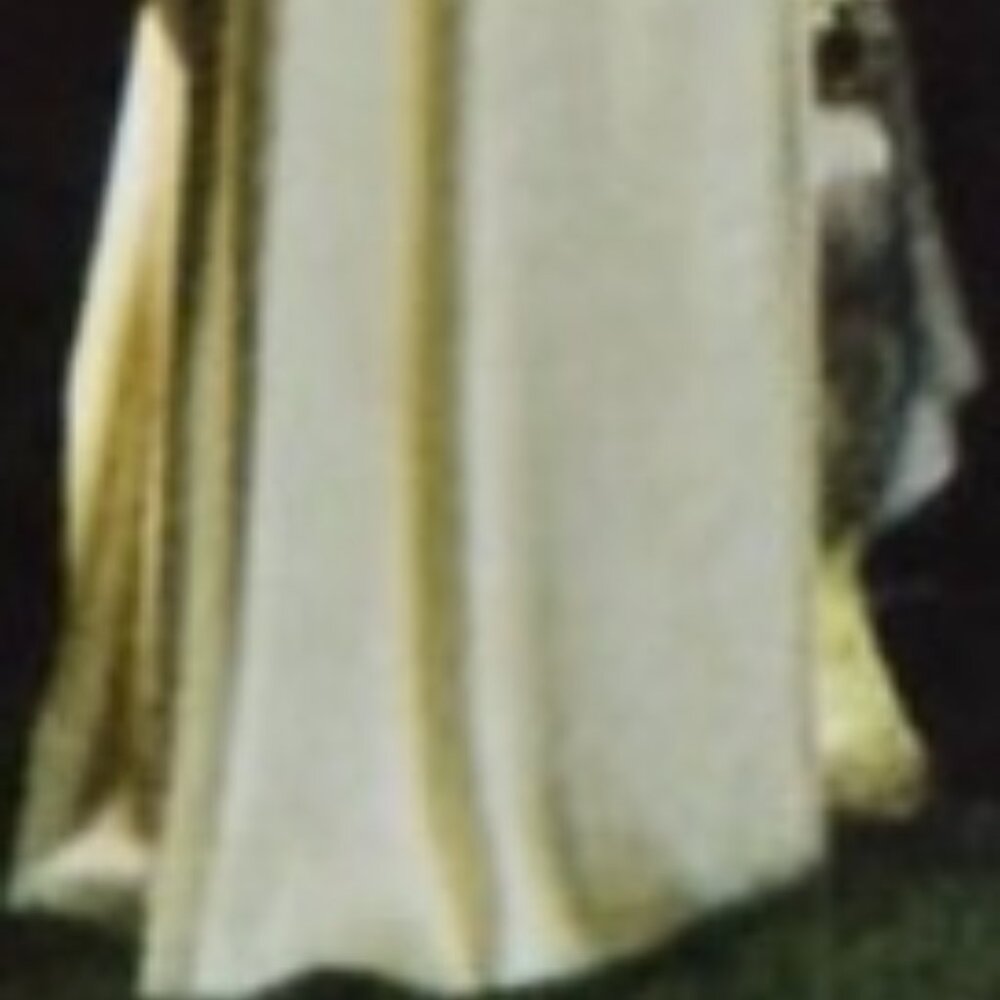 Vintage Y2K Sage Green Satin Halter Gown – Draped Cowl Neck Formal – Old Hollywo - Picture 4 of 6